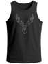 Herren Tanktop Hirsch Polygon Geweih Geometrisch Formen Neverless®preview