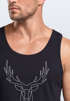 Herren Tanktop Hirsch Polygon Geweih Geometrisch Formen Neverless®preview
