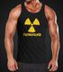 Herren Tanktop Kerngesund schwarzer Humor Statement Kernkraft Ironie Fun-Shirt Spruch lustig Muscle Shirt Achselshirt Moonworks®preview