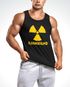 Herren Tanktop Kerngesund schwarzer Humor Statement Kernkraft Ironie Fun-Shirt Spruch lustig Muscle Shirt Achselshirt Moonworks®preview