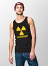 Herren Tanktop Kerngesund schwarzer Humor Statement Kernkraft Ironie Fun-Shirt Spruch lustig Muscle Shirt Achselshirt Moonworks®preview
