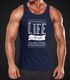 Herren Tanktop Life is no sugarlicking Denglisch Sprüche Spruch Moonworks®preview