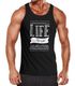 Herren Tanktop Life is no sugarlicking Denglisch Sprüche Spruch Moonworks®preview