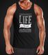 Herren Tanktop Life is no sugarlicking Denglisch Sprüche Spruch Moonworks®preview