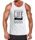 Herren Tanktop Life is no sugarlicking Denglisch Sprüche Spruch Moonworks®preview