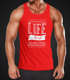 Herren Tanktop Life is no sugarlicking Sprüche Spruch Moonworks®preview