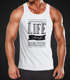 Herren Tanktop Life is no sugarlicking Sprüche Spruch Moonworks®preview