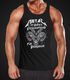 Herren Tanktop Metal ist Gottes Entschuldigung für Volksmusik Teufel Devil Pentagramm    Moonworks®preview