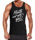 Herren Tanktop Mutti mir geht's gut! Muskelshirt Tank Top Muscle Shirt Moonworkspreview