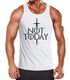 Herren Tanktop Not Today lustige Sprüche Serie Zitat Achselshirt Trägershirt Moonworks®preview