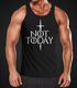 Herren Tanktop Not Today lustige Sprüche Serie Zitat Achselshirt Trägershirt Moonworks®preview