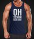 Herren Tanktop Oh schon Bier Uhr Moonworks®preview