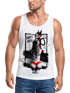 Herren Tanktop Party Hard Comic Katze Spruch lustig Humor Fun Shirt Muscle Shirt Achselshirt Neverless®preview