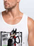 Herren Tanktop Party Hard Comic Katze Spruch lustig Humor Fun Shirt Muscle Shirt Achselshirt Neverless®preview