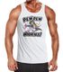 Herren Tanktop Pew Pew Madafakas böses Einhorn Regenbogen Unicorn Moonworks®preview