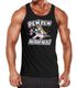 Herren Tanktop Pew Pew Madafakas böses Einhorn Regenbogen Unicorn Moonworks®preview