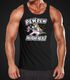 Herren Tanktop Pew Pew Madafakas böses Einhorn Regenbogen Unicorn Moonworks®preview