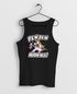 Herren Tanktop Pew Pew Madafakas böses Einhorn Regenbogen Unicorn Moonworks®preview