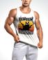 Herren Tanktop Pew Pew Madafakas Katze Western Cat Meme Fun-Shirt Spruch Achselshirt Moonworks®preview