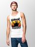 Herren Tanktop Pew Pew Madafakas Katze Western Cat Meme Fun-Shirt Spruch Achselshirt Moonworks®preview