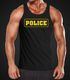 Herren Tanktop Police Polizei-Kostüm Polizist-Shirt Fun-Shirt Fasching Verkleidung Kostüm Karneval Moonworks®preview