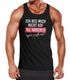 Herren Tanktop Print Aufdruck bedruckt mit Spruch Ich reg mich nicht auf Die Anderen regen mich auf Muscle Shirt Achselshirt Moonworks®preview