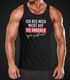 Herren Tanktop Print Aufdruck bedruckt mit Spruch Ich reg mich nicht auf Die Anderen regen mich auf Muscle Shirt Achselshirt Moonworks®preview