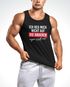 Herren Tanktop Print Aufdruck bedruckt mit Spruch Ich reg mich nicht auf Die Anderen regen mich auf Muscle Shirt Achselshirt Moonworks®preview