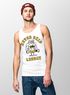 Herren Tanktop Print Aufdruck Bedruckt Never Skip Legday Fitness Sport lustig Muscle Shirt Achselshirt Moonworks®preview