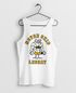 Herren Tanktop Print Aufdruck Bedruckt Never Skip Legday Fitness Sport lustig Muscle Shirt Achselshirt Moonworks®preview