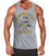 Herren Tanktop Print Aufdruck Bedruckt Never Skip Legday Fitness Sport lustig Muscle Shirt Achselshirt Moonworks®preview