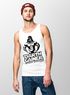 Herren Tanktop Print bedruckt Spruch lustig Darth Gainer Imperial Deadlifter  Muscle Shirt Achselshirt Moonworks®preview