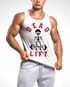 Herren Tanktop Print-Shirt Bedruckt Dead Lift Skelett Totenkopf Bodybuilding Hantel  Muscle Shirt Achselshirt Moonworks®preview