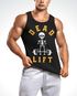Herren Tanktop Print-Shirt Bedruckt Dead Lift Skelett Totenkopf Bodybuilding Hantel  Muscle Shirt Achselshirt Moonworks®preview