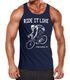 Herren Tanktop Rennrad Fahrrad Bike Ride it like you stole it Moonworks®preview