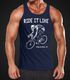 Herren Tanktop Rennrad Fahrrad Bike Ride it like you stole it Moonworks®preview