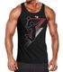 Herren Tanktop Sport-Motiv Badminton Federball Aufdruck Bedruckte Sportkleidung Muscle Shirt Achselshirt Moonworks®preview
