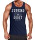 Herren Tanktop Spruch lustig Jugend vergeht Durst bleibt Party Achselshirt Trägershirt Moonworks®preview