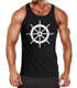 Herren Tanktop Steuerrad Segeln Muskelshirt Tank Top Muscle Shirt Achselshirt Moonworks®preview