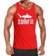 Herren Tanktop Surf Co Hai Shark Muskelshirt Tank Top Muscle Shirt Achselshirt Moonworks®preview