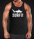 Herren Tanktop Surf Co Hai Shark Muskelshirt Tank Top Muscle Shirt Achselshirt Moonworks®preview