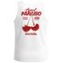 Herren Tanktop Sweet Paraiso – Weißes Muskelshirt mit Kirsch Print & Sommer-Slogan – Sommer Shirt ärmellos aus Baumwolle Neverless®preview