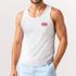 Herren Tanktop Sweet Paraiso – Weißes Muskelshirt mit Kirsch Print & Sommer-Slogan – Sommer Shirt ärmellos aus Baumwolle Neverless®preview