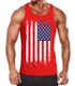 Herren Tanktop Tank Top - Amerika USA Flagge - Body Fit MoonWorks®preview