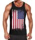 Herren Tanktop Tank Top - Amerika USA Flagge - Body Fit MoonWorks®preview