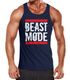 Herren Tanktop Tank Top - Beast Mode Bodybuilder Fitness Gym - MoonWorks®preview