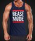 Herren Tanktop Tank Top - Beast Mode Bodybuilder Fitness Gym - MoonWorks®preview