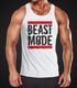 Herren Tanktop Tank Top - Beast Mode Bodybuilder Fitness Gym - MoonWorks®preview