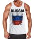 Herren Tanktop Tank Top - Fußball EM 2016 Russia Russland Flagge Fan Waschbrettbauch - MoonWorks®preview
