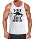 Herren Tanktop Tank Top - T-Rex Hates Burpees - Body Fit MoonWorks®preview